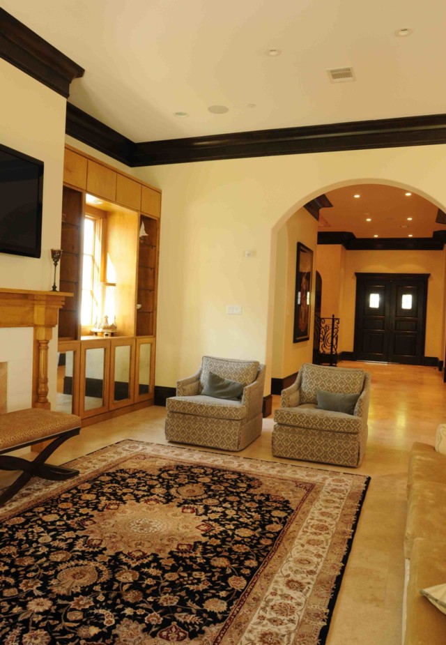 Spacious living area in Flint River - new custom home built by Boutros Construction, Inc.