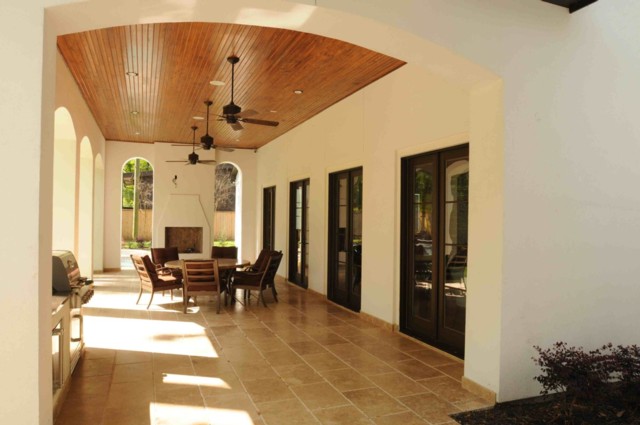 Back Porch" of Flint River home built by Boutros Construction, Inc.